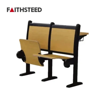 Minimalist  university auditorium plastic chair meeting lecture  chair  Wooden conference table and chair