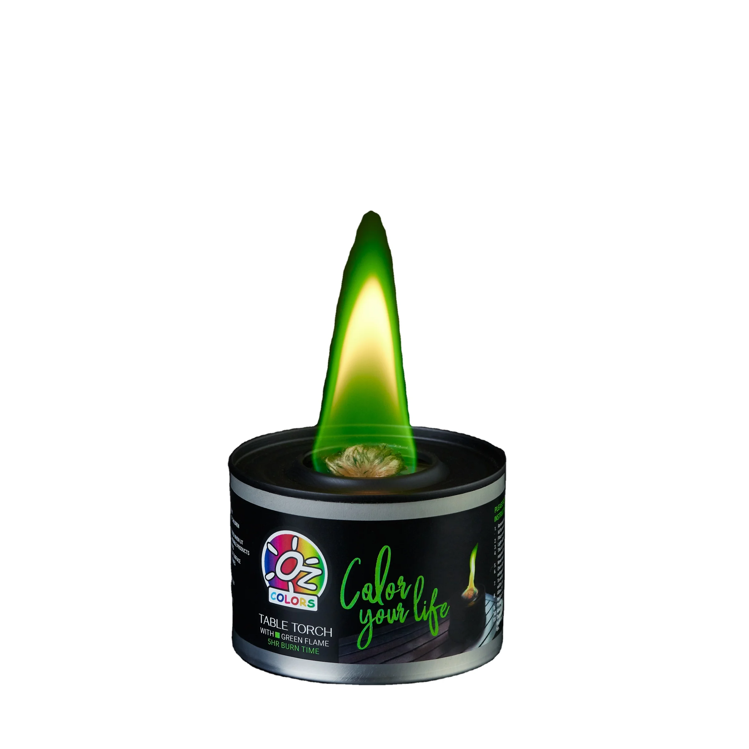 colored flame lamp oil