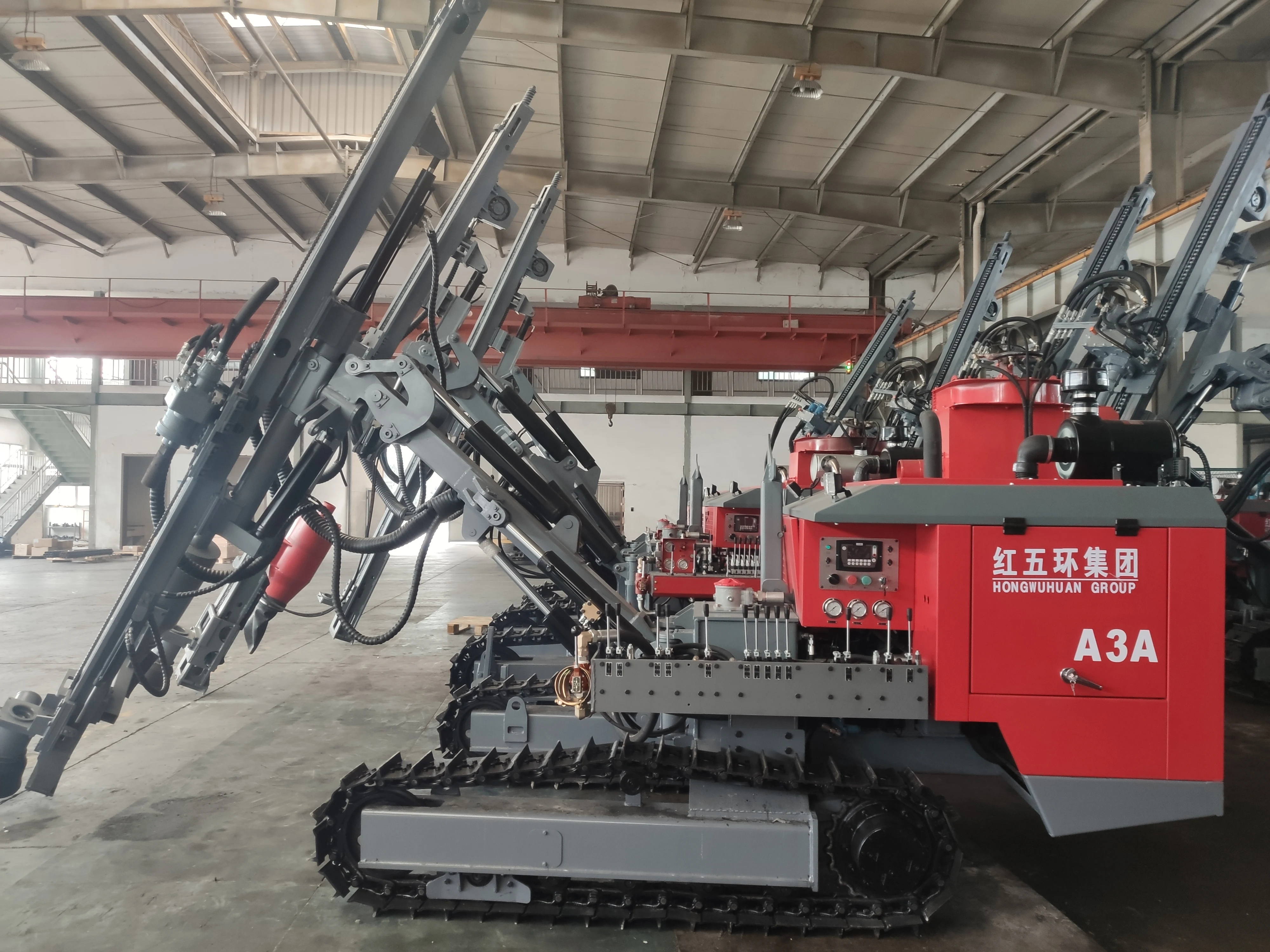Hongwuhuan A3 hydraulic top hammer 90-115 mm 25 meters separated DTH Drill Rig Well Drilling hard rock for coal mine