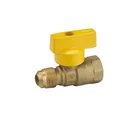 Gas Valve Gas Gas Valve Type Good Quality Brass Gas Ball Valve Female NPT X Flare Connections 1/2PSI