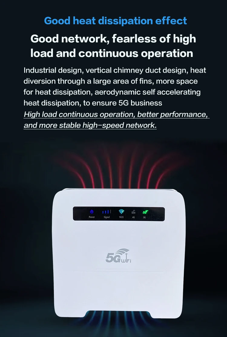 Gzl1200at 5g Nr 4g Lte Network Nsa Sa 1200mbps Cpe Wifi 5g Router With