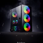 Case Computer SEALAN OEM PC Tower Case Aluminum Computer Case Copper Customized Gaming Hardware Black/white Pc Case
