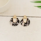 On Unique Earrings On Sale Unique Vintage Gold Plated Titanium Needle Alloy Aceticacid Version Earrings