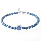 Fashion Bracelet Wholesale Fashion And Cheap Hematite Beaded Bracelet For Women Stainless Steel Jewelry