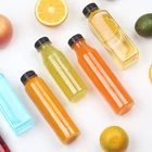 Plastic Packaging Beverage PET Plastic 16oz Transparent Packaging Beverage Bottle For Juices