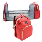 Baby Diaper Bags Baby Diapers Bag Hot Sales Foldable Mommy Baby Diaper Bags Backpack With Changing Bed