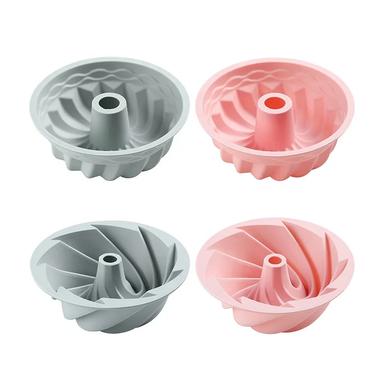 High Quality 6 inch Silicone Cake Pan Round Baking Tray Customized Cake Mold Non Stick Baking Trays for Birthday Part