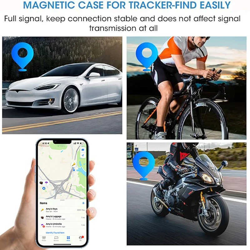 RSH Smart Air Tag Silicone Case for Pets Collar MFi Find My Key Finder Locator for Apple Dog Wallet Luggage Global Tracking factory