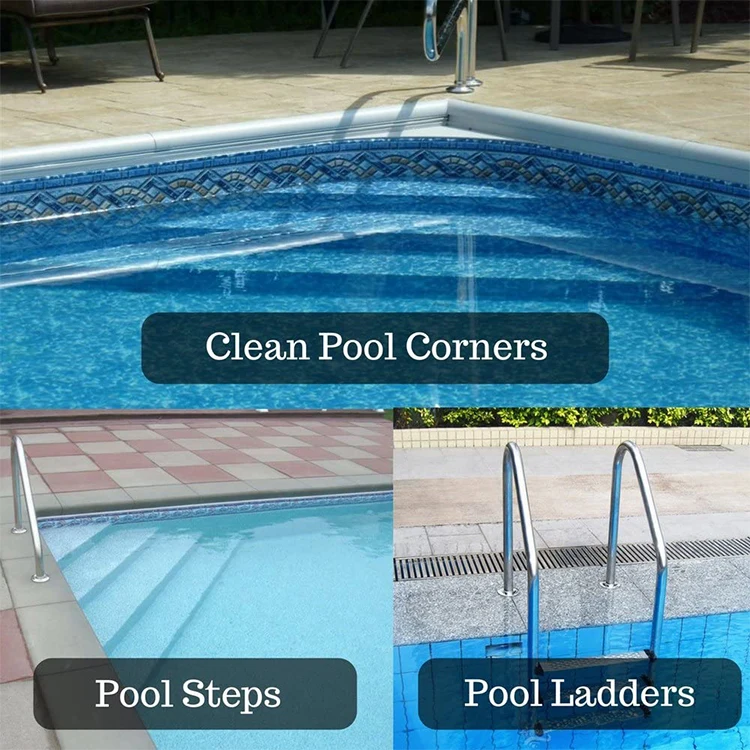 Customized Efficient Summer Handheld Pool Cleaning Brush Outdoor Appl