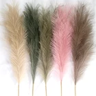 Artificial FCD-1001Amazon Hot Artificial Feather Artificial Wedding Flowers Faux Pampas Grass