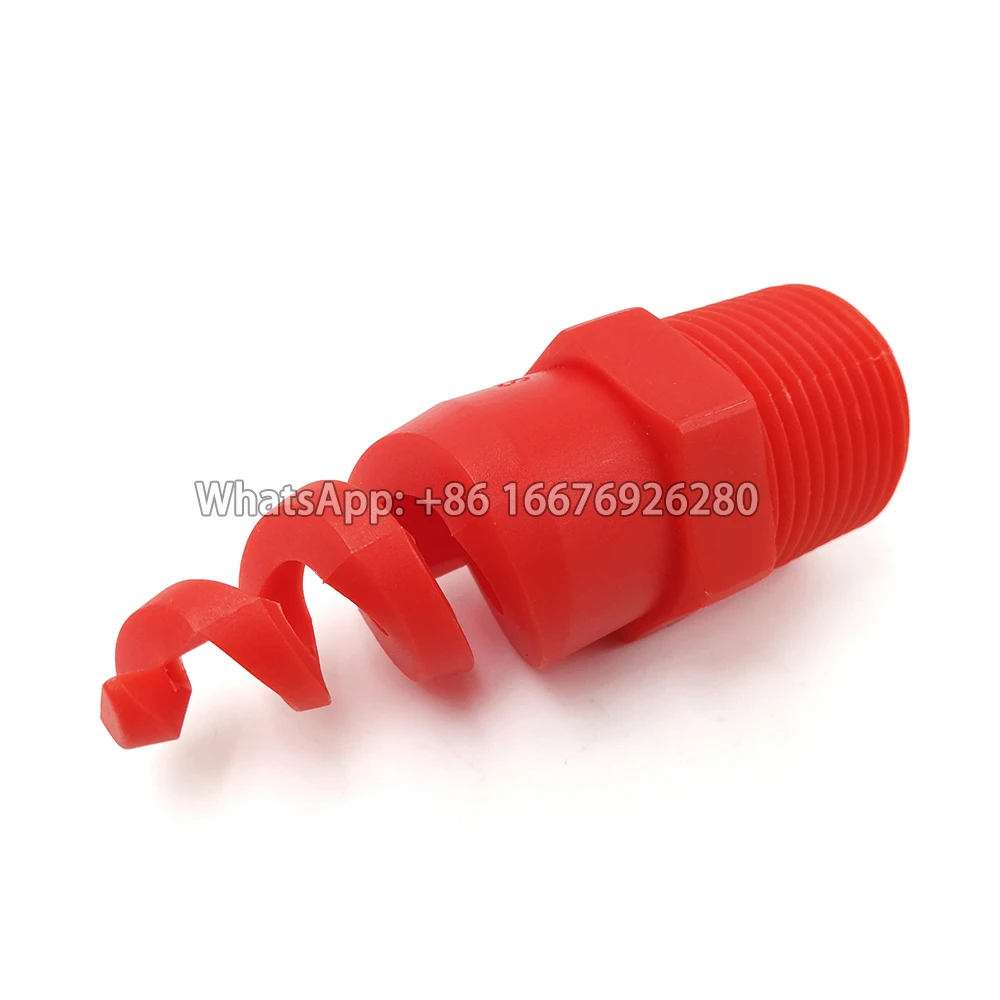 Plastic Spiral Full Cone Nozzle Spray Jet Water Anti Cloging Spiral