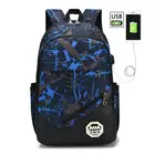 School High Shoulder Middle School Students Fashion Trend Casual High School Bags For Teenagers Men