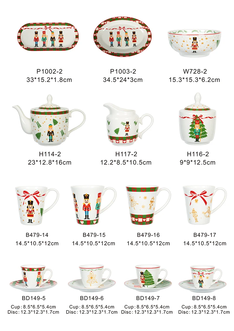 product custom christmas guest charger plates dinner sets reindeer plates dishware xmas dinnerware tableware set-2