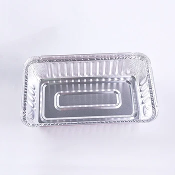 Laixin Food Grade Aluminium Foil Container/ Carryout Lunch Box/tray With Cardboard Or Clear Lid