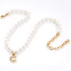 Fresh Water Pearl Necklace Pearl High Quality Fresh Water Freshwater Pearl Letter Initial Necklace For Women