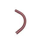 Bag Alloy Latest Arrival Deep Red Bag Handle Apply To Fashion Bag Wholesale Aluminum Alloy Handle For Computer Bag