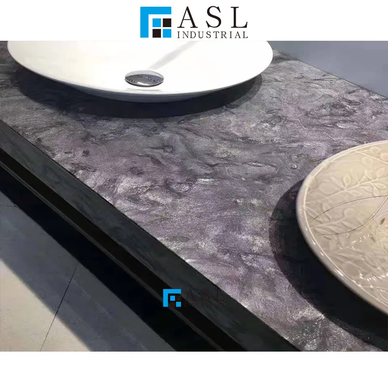 Modern flooring design wall and floor natural black marble Versace Black marble tiles and angola slab