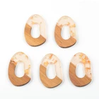 Gifts Fashionable Nice Color 100% Natural Resin Wood Splicing Fashion Popular DIY Custom Gifts
