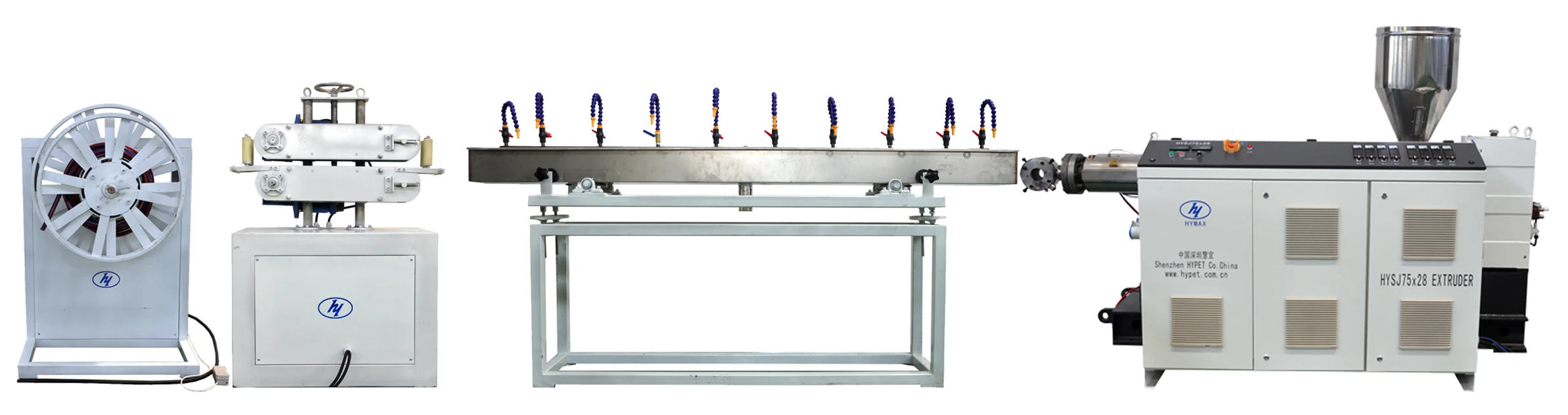 Hypet Plastic PVC Garden Flexible Fiber Renforced Pipe Making Machine / PVC Garden Tapis de production 9