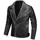 Coats Mens Winter Leather Jackets Coats Fashion Windbreaker Male Slim Fit Biker Motorcycle Leather Jacket