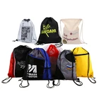 Promotion Gifts Top Quality Heat Transfer Printing Promotion Gifts Top Quality Drawstring Bag Custom Logo Handles