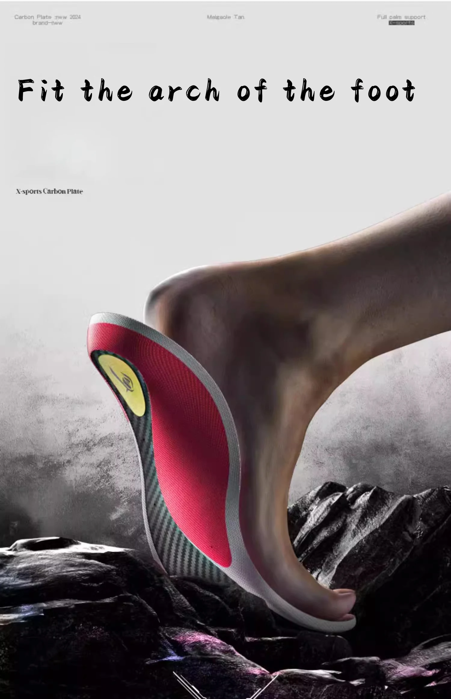 He432ebe2f9e14ad59e388cf93ddbd6b9o Treadmill Carbon Board Sport Insoles with Arch Support