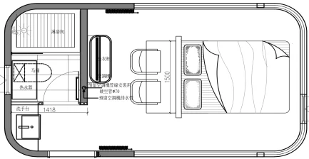 product modern high tech steel space capsule container house hotels apartments prefab living pod solar power living room bathroom-2