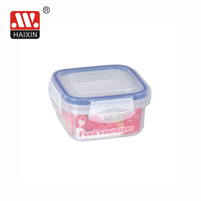 Hot Selling 0.3l Small Dry Goods Quadrate High Quality Food Grade Airtight Container Asian Baby Lunch Box