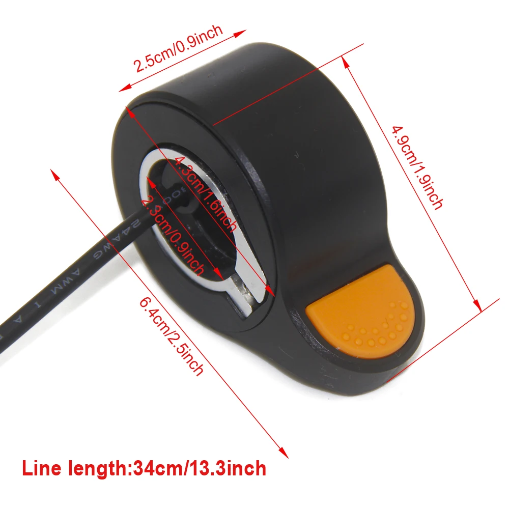 waterproof customized Finger Dial Accelerator for Universal electric scooter accessories parts ebike scooter