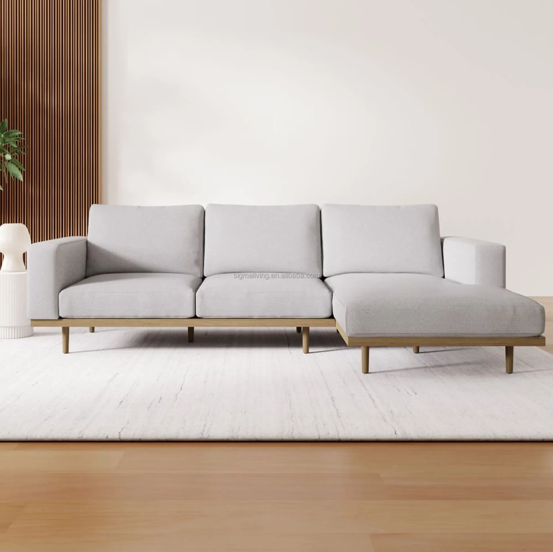 sofa sets living room indoor furniture 2-Piece corner chaise sofa