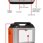 Rechargeable 18650 486wh Lithium Battery 500w Portable Power Station Power Bank With Ac Inverter
