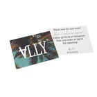 Paper Card Printing Free Sample Custom Color A5 A6 Thank You Promotion Insert Paper Card Printing