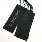 Clothing Custom Logo Black Garment Accessories Clothing Hang Tags For Clothes