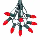 String Outdoor Led Light String Amazon Hot Sale Outdoor 120V 220V 25ft C7 LED Strawberry Christmas Light String