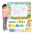 Education Toys Kids Games Education Floor Water Drawing Doodle Mat Drawing Toys With Letter's Board And Pens