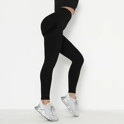 High Waist Tight Butt Lift Workout Leggings Accept OEM Gym Yoga Fitness Seamless for Women Sports Yoga Pants Leggings Suppliers