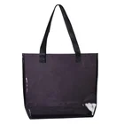 Shopping Custom Logo Printing Waterproof Tote Bag Clear PVC Shopping Bag Transparent Colored PVC Beach Bag