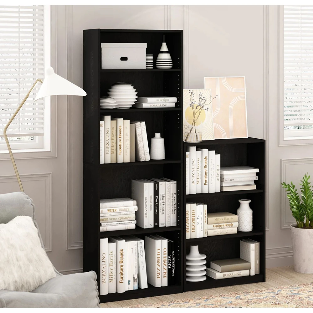 Modern Wood Black 3 Tier Cube Storage Shelf Bookcase Cabinet manufacture