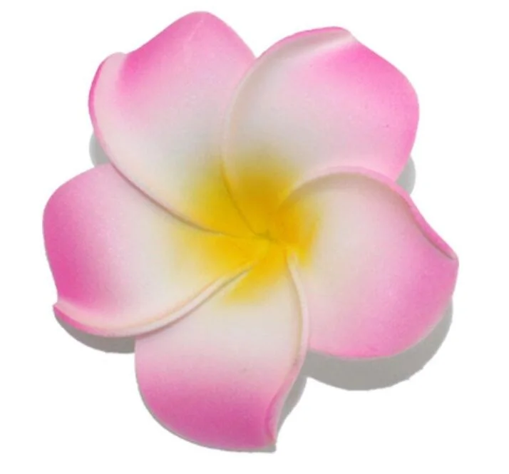 Sallyfashion Foam Artificial Plumeria Rubra Flower Heads Frangipani