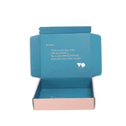 Good Quality Fancy Pink Luxury Clothing Cardboard Shipping Gift Packaging Boxes With Disposable Tape Seal