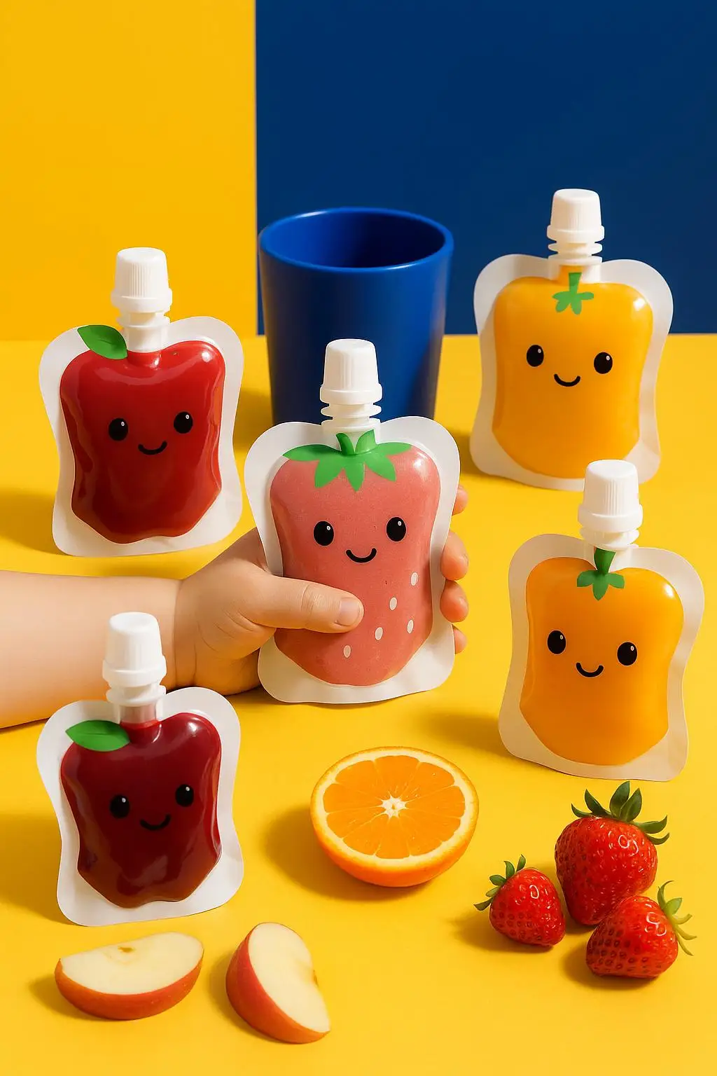 Wholesale Liquid Stand up Pouch with Spout for Children's Drink and Juice Packaging - detail 6