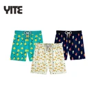 Beachwear 4 Way Stretch Kids Board Shorts Customized Patterns Swimming Trunks Cartoon Printed Children Beachwear