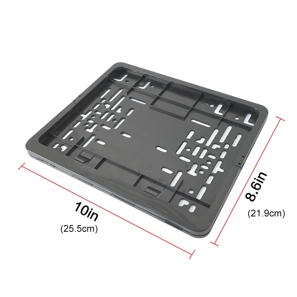 Kenya Size Standard Plastic Black Number Plate Holder Universal License Plate Frame manufacture