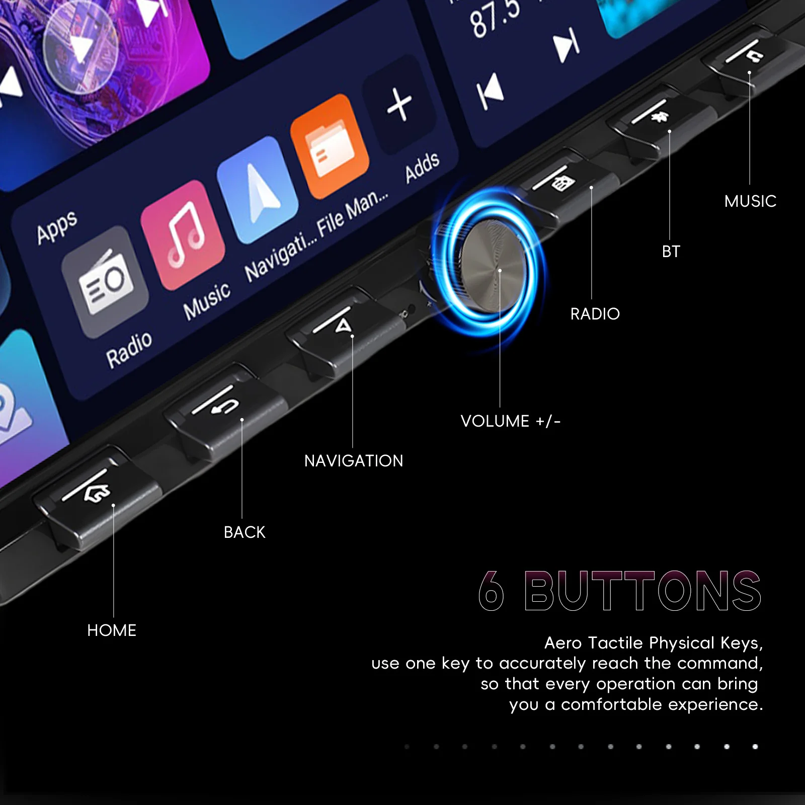 android auto gps wifi fm rds ai dsp bt eq a4170-13