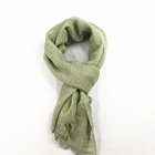 Hijabs Stretchy Bohemian Jersey Neckerchief Scarves Elastic Material Wrap Shawl Prayer Muslim Hijabs Shawl