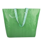 New Arrivals PE Materials Custom Large Shopping Lamination PE Woven Bag Handle With Logo