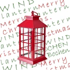 Garden Lantern 2021 Antique Red Square Decorative Garden Home Hanging Decor Metal Led String Lantern