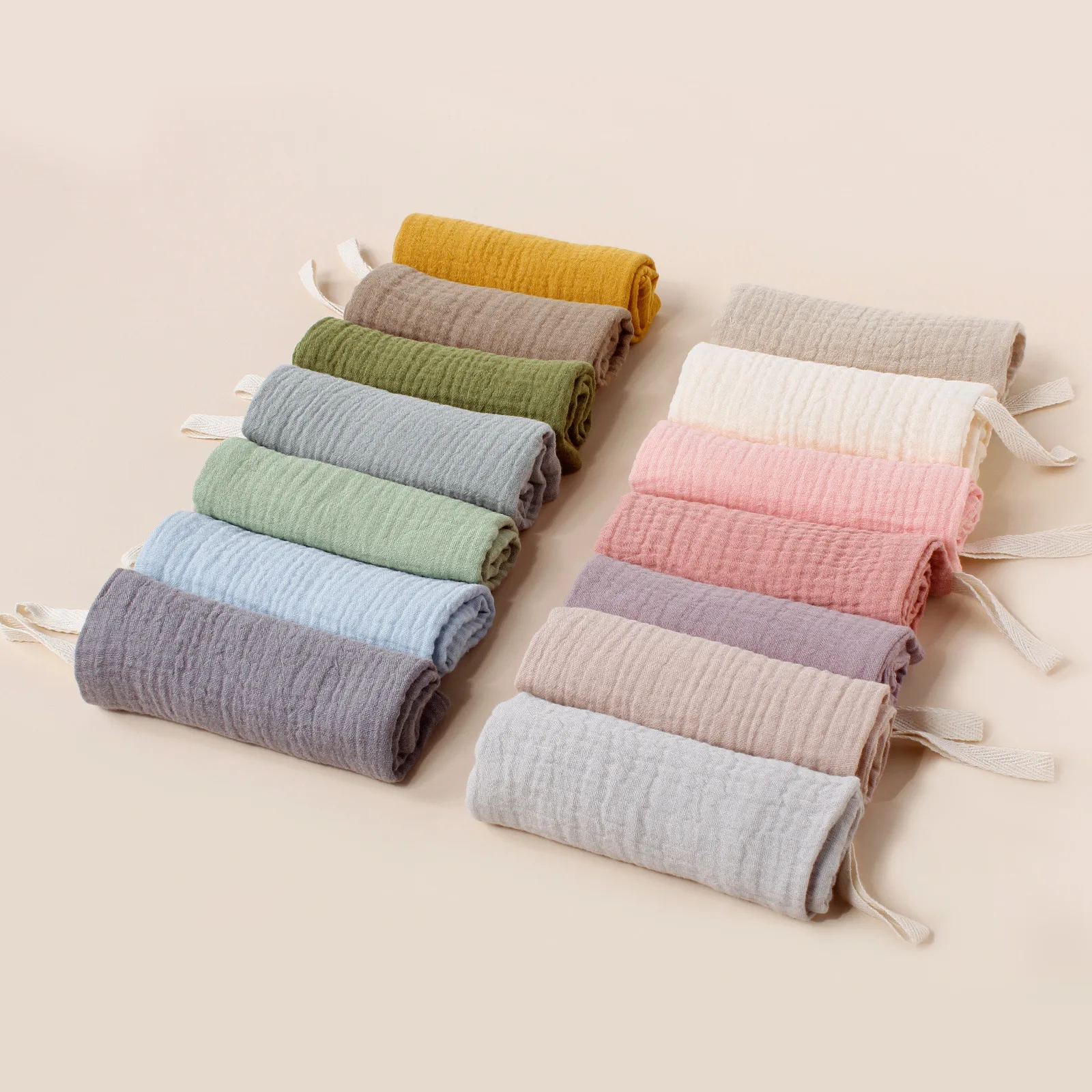 Toddler soft baby saliva burp cloth newborn printed muslin gauze towel baby cotton muslin wash cloth