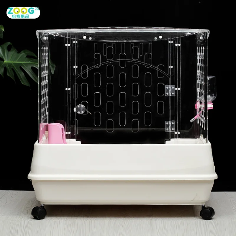 acrylic rabbit cage