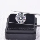 White gems 6.5mm 1 carat moissanite diamond
